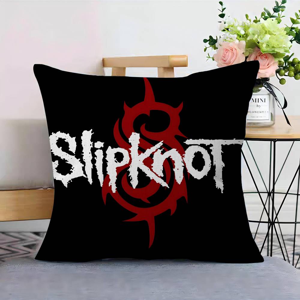 S-Slipknots Heavy Metal Band Pillow Gifts Home Office Furnishings Bedroom Sofa Car Cushion Cover Case 45X45Cm