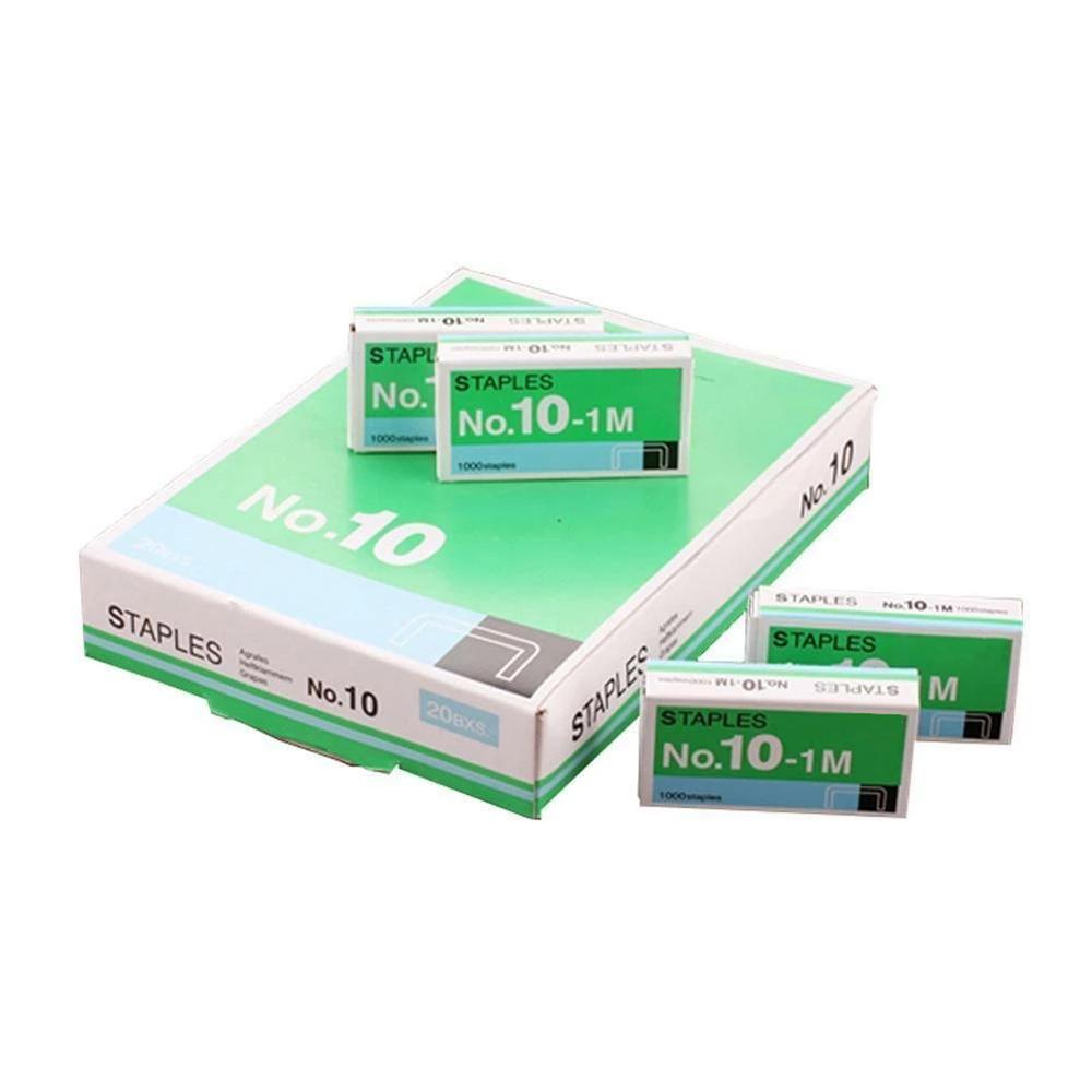 Stationary For Stapler 1000Pcs/Box No.10-1M No.10 Binding Stapler Metal Staples Mini Staple Staples