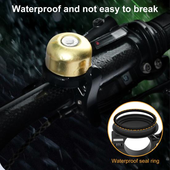 Bicycle Bell for AirTag Locator Holder Mount Lightweight Loud Sound Universal MTB