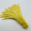 Natural  50pcs Rooster Tail Feather  Plumes 25-45CM 10-18inch Beige DIY Dyed Cock Tail Clothing Accessories Jewelry Performance