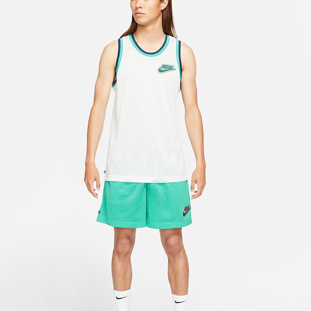 Nike Баскетбольные майки мужские белые умеренные прямого кроя DA5685-121