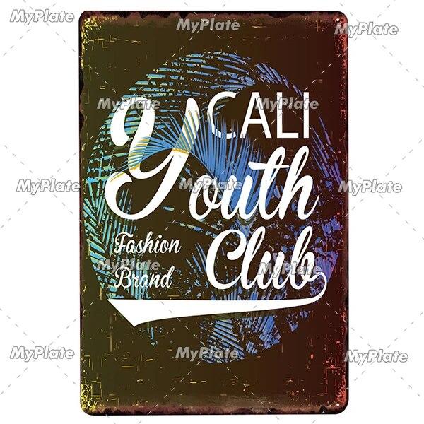 NODE BEACH Vintage Metal Sign Tin Sign Vintage Cafe Decoration Plaque Home Wall Decor Bar Sign Home Decor Poster Drop Shipping