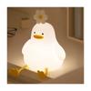 Duck Night Light, 3-Level Dimming, Silicone, USB Charging, Soothing Bedside Lamp, Baby Toy, Nursing Light, Night Light with Smartphone Stand, Baby