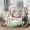 Sweet Milestones Blanket Durable Comfort Perfect for Couch Office Livingroom for All Seasons Stylish Decor Birthday Christmas Gift Blanket