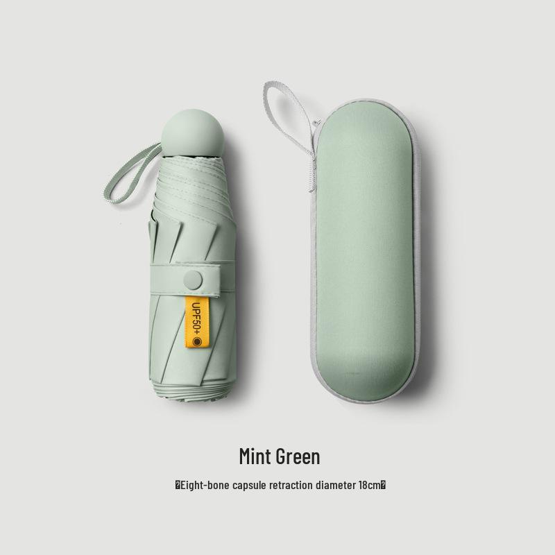 50% скидка на женский портативный солнцезащитный зонт - Защита от УФ-лучей, Ручное складывание, Зонт от дождя и солнца