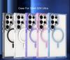Для Samsung S25 S24 Ultra S23 Plus A56 A16 A55 A26 A35 A25 A15 для Magsafe чехол для телефона акриловый прозрачный магнитный противоударный металлический защитный чехол для объектива