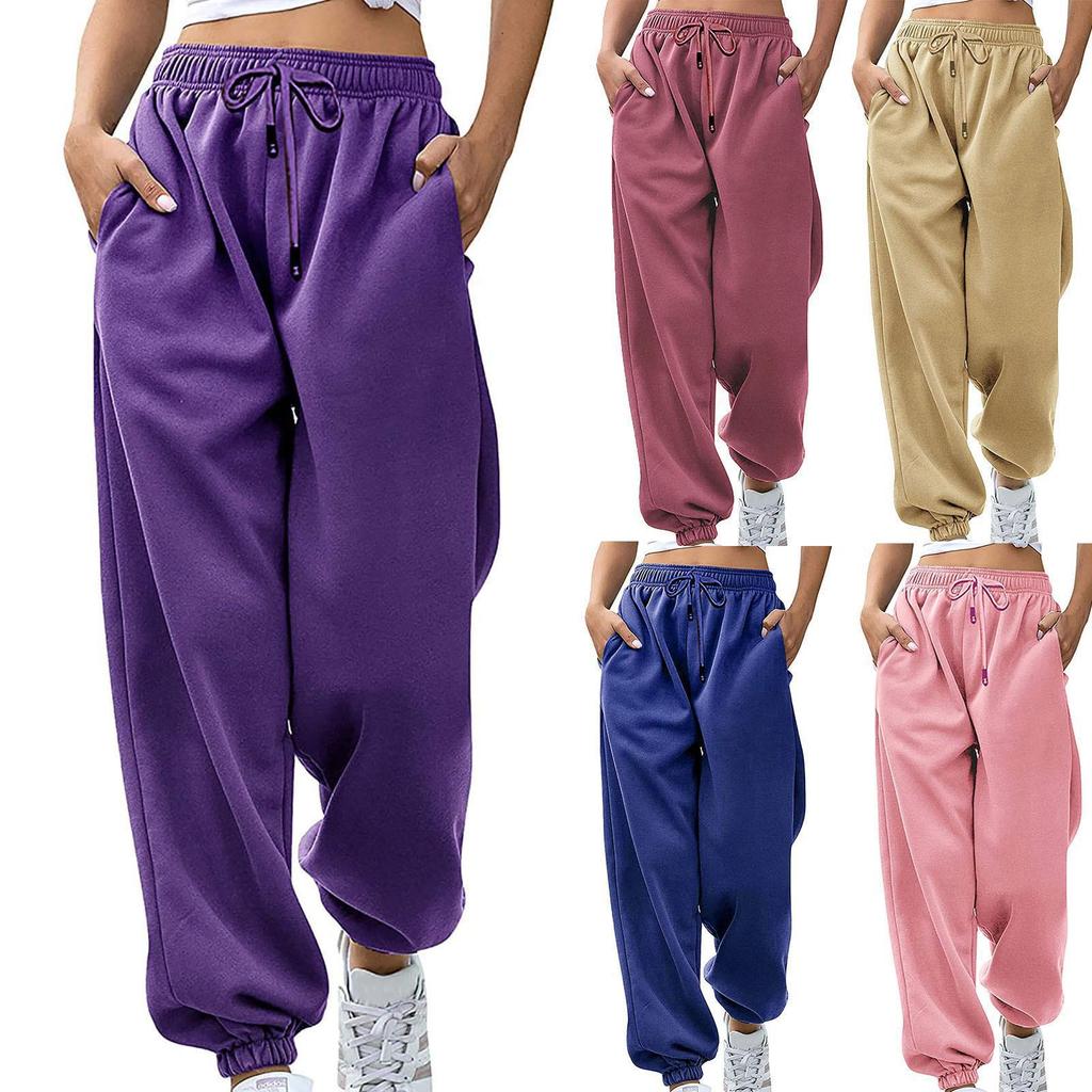 2023 Women's Pants Home Casual Sports Loose Leg Pants