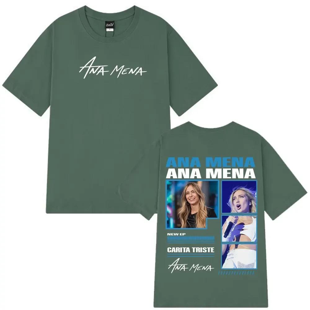 Singer Ana Unisexa Tour 2026 New Album T Shirt Unisex Wounisexs Cotton Oversized Tshirts Casual Aesthetic Fashion Tshirt Streetwear Bl