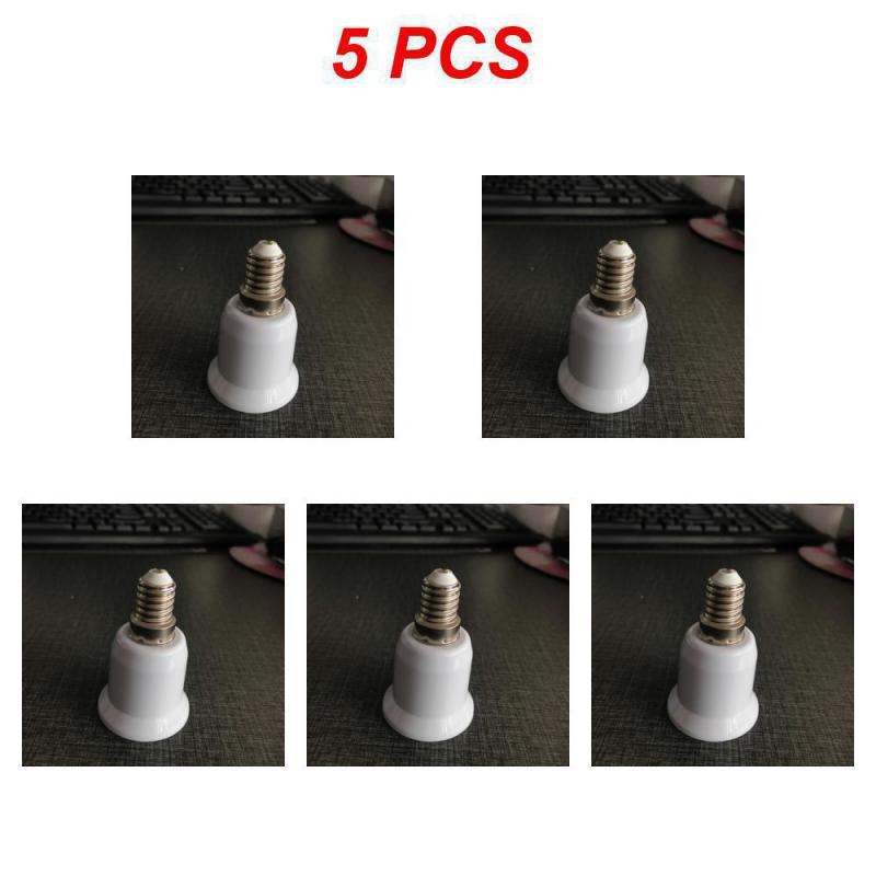 1/3/5pcs E14 To E27 Converter Lamp Bases Light Bulb Adapter Lamp Bulb Socket Base Holder Converter 110V 220V Room Lighting