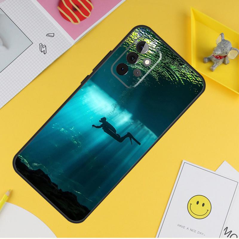 Scuba Diving For Samsung Galaxy A14 A34 A54 A12 A32 A52 A51 A71 A53 A33 A13 A15 A25 A35 A55 Phone Case
