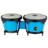 MEINL Percussion Bongo Journey Series Buffalo Head Glacier Blue HB50GB []