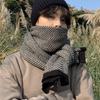 Парный стиль Мужской зимний шарф для молодежи Высококлассный студенческий шарф Зимний в японском стиле