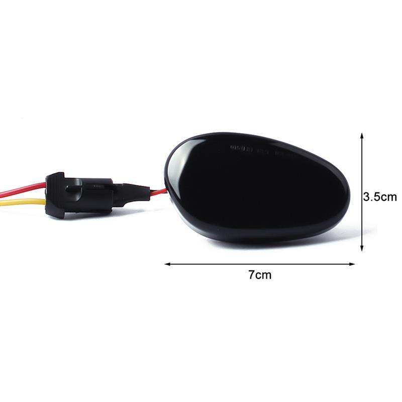 2pcs Dynamic Side Marker For Alfa Romeo 145 146 Type 930 1994-2001 Fender LED Lights Flowing Turn Signals