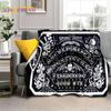 Gothic Ouija Tarot Witchcraft Horror Skull Blanket,Flannel Throw Blanket for Halloween Bedroom Bed Sofa Picnic Hiking Cover Gift