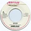 7-дюймовая пластинка AMBELIQUE - Never / Версия STR89 Stingray 2002 UK Регги, Ска и Даб