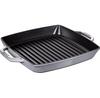 Square Zwilling Staub Grill Pan 33x33 Cm, Grey (40511-785-0)