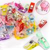 50PCS Multipurpose Sewing Clips Colorful Clips Plastic Craft Crocheting Knitting Safety Clips Binding Clips Paper
