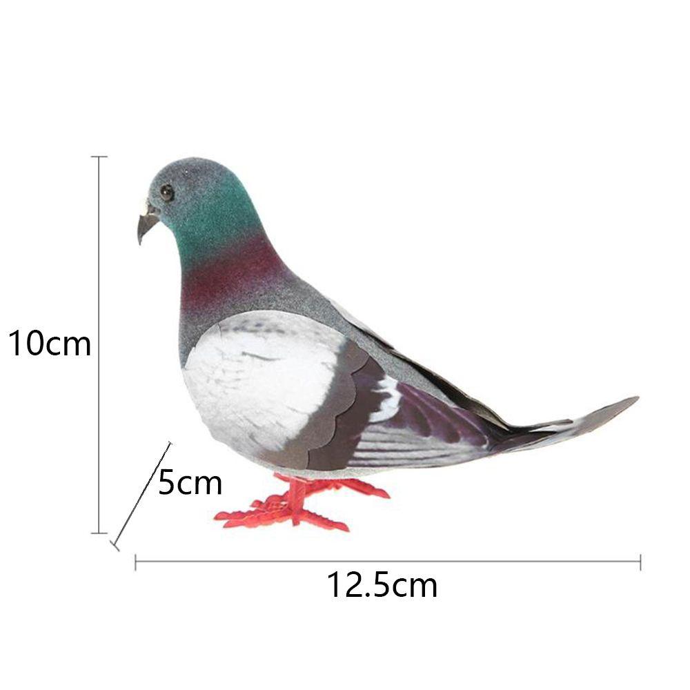 Ornaments Home Decoration Simulation Grey Pigeon Artificial Birds Imitation Animal Dove Model