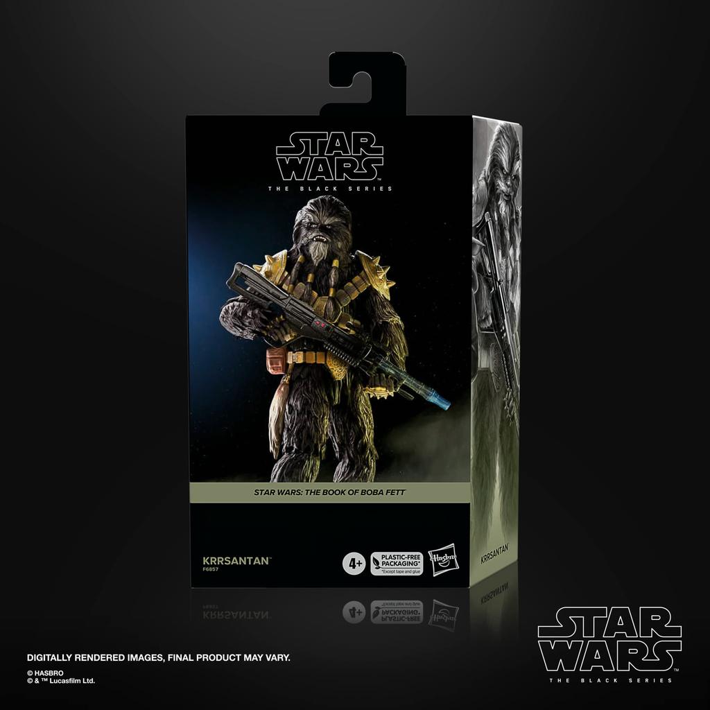 Hasbro Star Wars Black Series STAR WARS Боба Фетт, размер 6 дюймов, для детей от 4 лет и старше F6857 Оригинальный продукт Krulsantan, (15 см) фигура,
