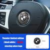 For BMW 3 Series 5 Series Modified Thunder Limited Edition Black and White Front and Rear Logo X1 X3 X5 X6 Wheel Cover Decoration