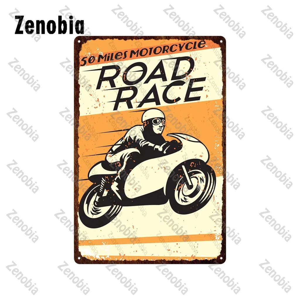 Motorcycles Metal Signs Tin Sign Ace Cafe London Road Race Wall Stickers Isle of Man TT Garage Bar Pub Home Wall Decoration
