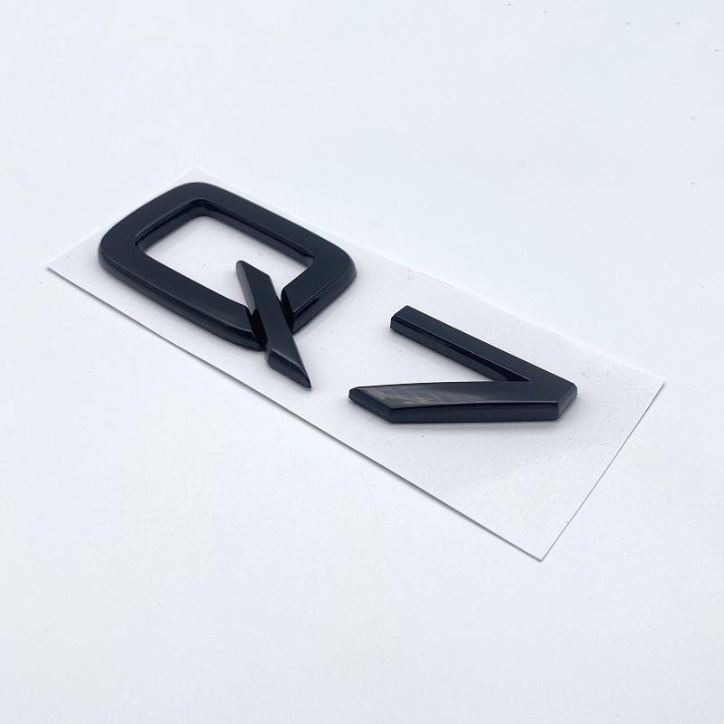 3D 2.4 3.6 4.2 Car Trunk ABS Badge Emblem For Car Rear Tailgate Fender Door Adhesive Badge for S A4 A5 A6 A7 A8 Q3 Q5 Q7