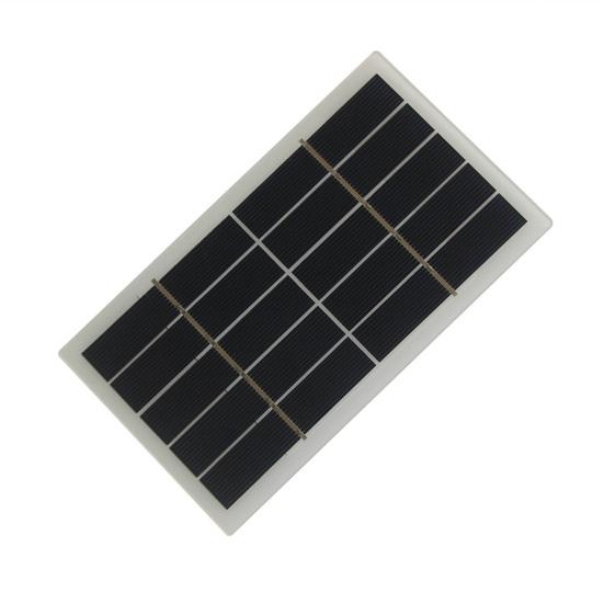 Солнечная панель 2 Вт Поликристаллический кремний Портативное солнечное зарядное устройство с Type-C Фонарик для мобильного телефона Солнечная панель