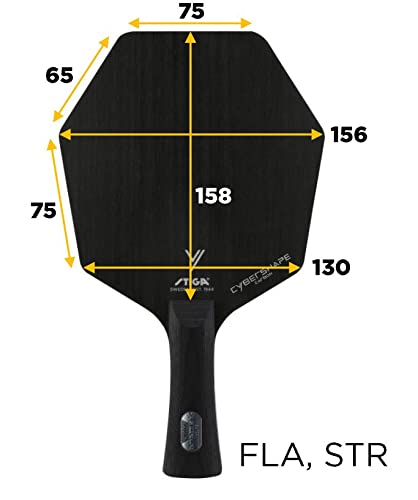 Ракетка для настольного тенниса STIGA Cyber Shape Carbon Hexagonal Racket Shake Racket Straight 1602020137 (СТА)