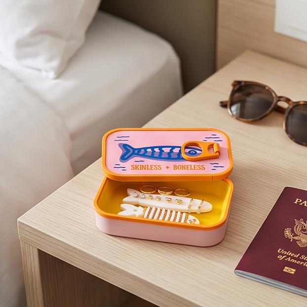 Sardine-Themed Storage Box