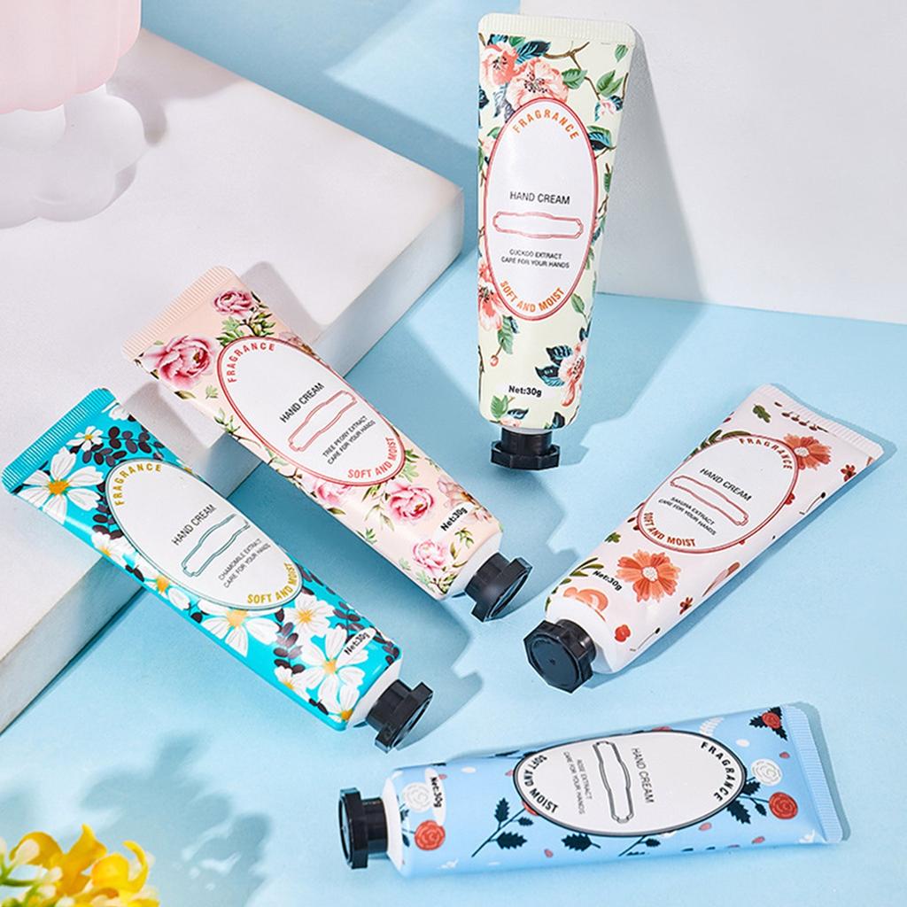 Цветочный и травяной крем для рук, увлажняющий крем для рук, набор из пяти кремов для рук, уменьшающий сухость и стойкий цветочный крем для рук, подарки