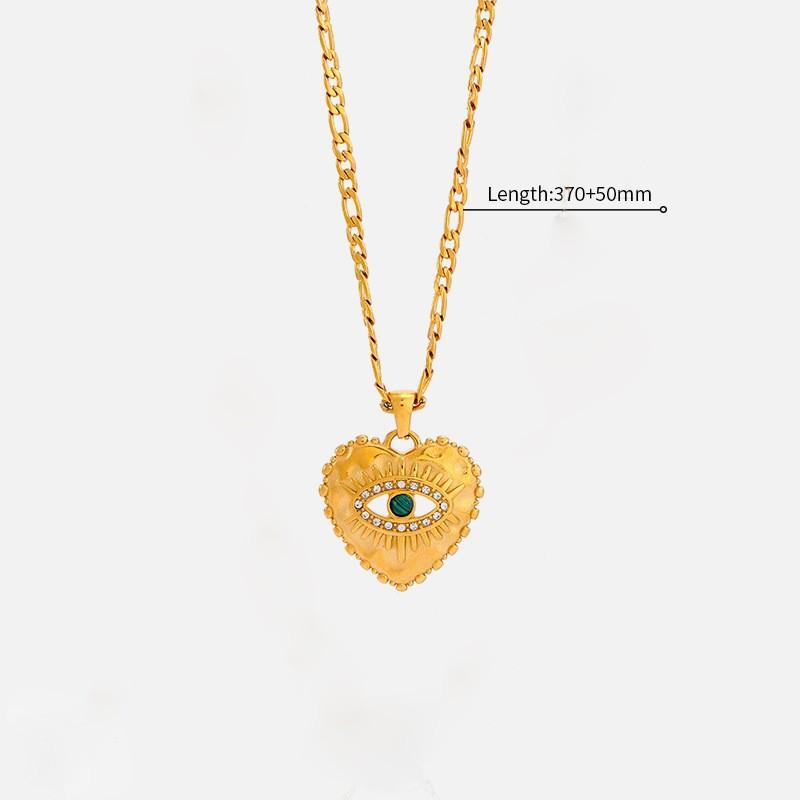 316L Stainless Steel Necklace Luxury Premium Sweater Chain Diamond Inlaid Water Drop Pendant Clavicle Chain Titanium Steel Jewelry