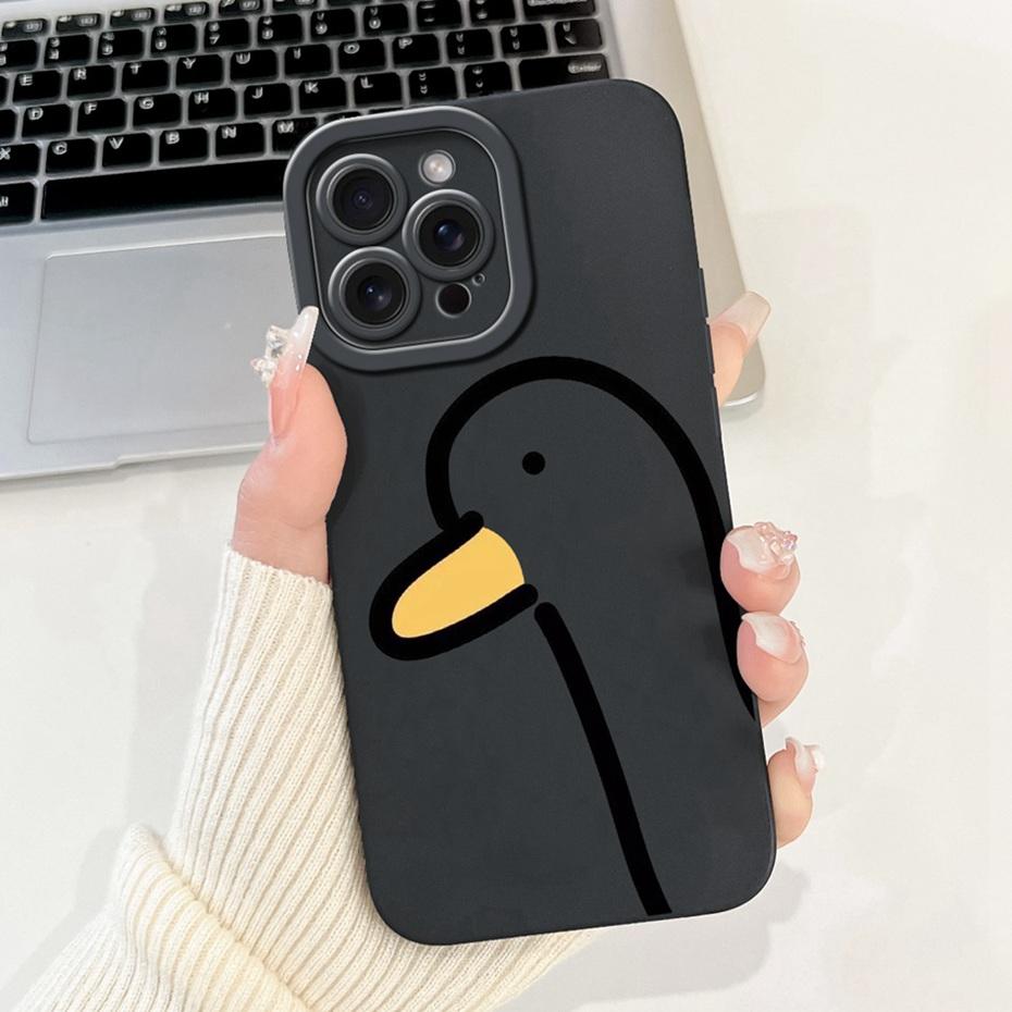 Защитный чехол для объектива для iPhone 15 Pro Max iPhone15 15Pro Милый Забавный Мультяшный Стиль Желейный Силиконовый Мягкий Чехол для Телефона