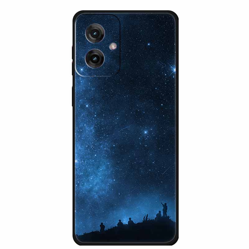 Для Motorola Moto G55 5G Чехол Роскошный ТПУ Мягкий Силикон Задняя Крышка Чехлы для Телефона для MotoG55 Защитный Ударопрочный Цветные Fundas