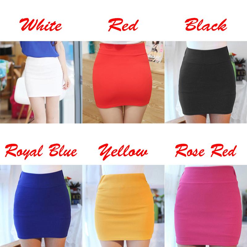 Женские летние мини-юбки на бедрах, однотонные короткие юбки, обтягивающие сексуальные повседневные офисные вечерние юбки