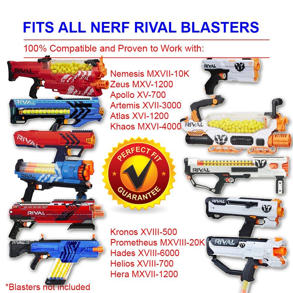 200 ШТУК Премиальные EVA Патроны для Серии Nerf Rival Круглые Пули Запасные Дротики Упаковка с Портативной Сумкой для Хранения Поясной Крючок