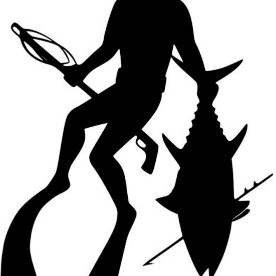 Дайвинг дайвер акула силуэт рыболовный автомобиль грузовик наклейка светоотражающая наклейка декор