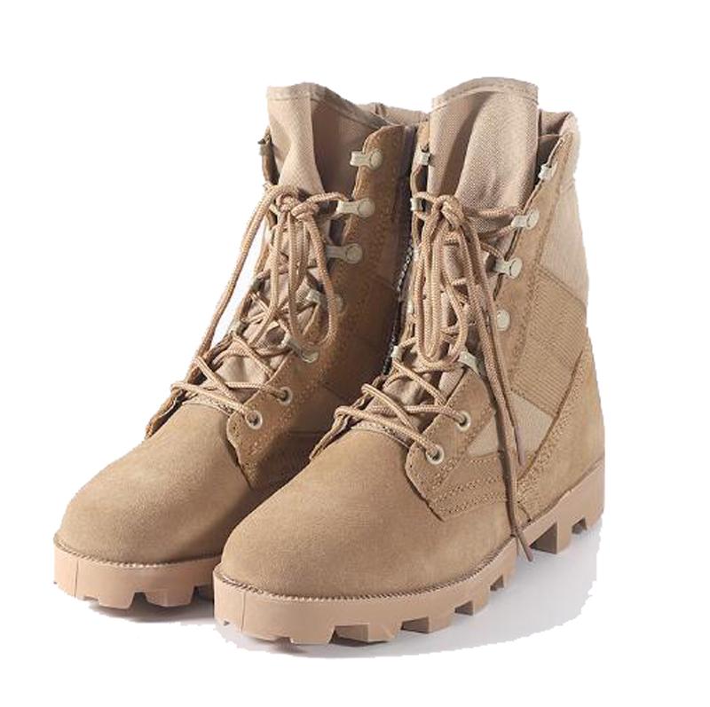 Ботинки для походов на открытом воздухе Panama с застежкой-молнией, высокие амортизирующие подошвы, военные ботинки, тактические ботинки для пустыни H963