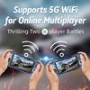 Ручная игровая консоль Android 13 RG556: Большой HD-экран, поддерживает потоковое вещание по WIFI, подключение контроллера и зеркалирование экрана.