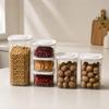 6 Pieces Food Storage Container with Lid Stackable for Countertop, Meal Preppers
