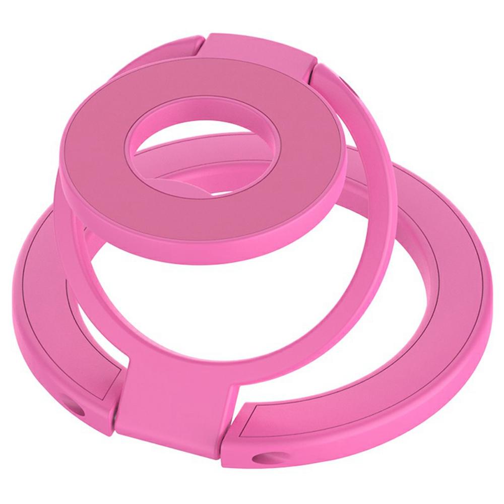 360 Degree Rotation Magnetic Phone Holder Grip Ring Kickstand Foldable Metal Stand