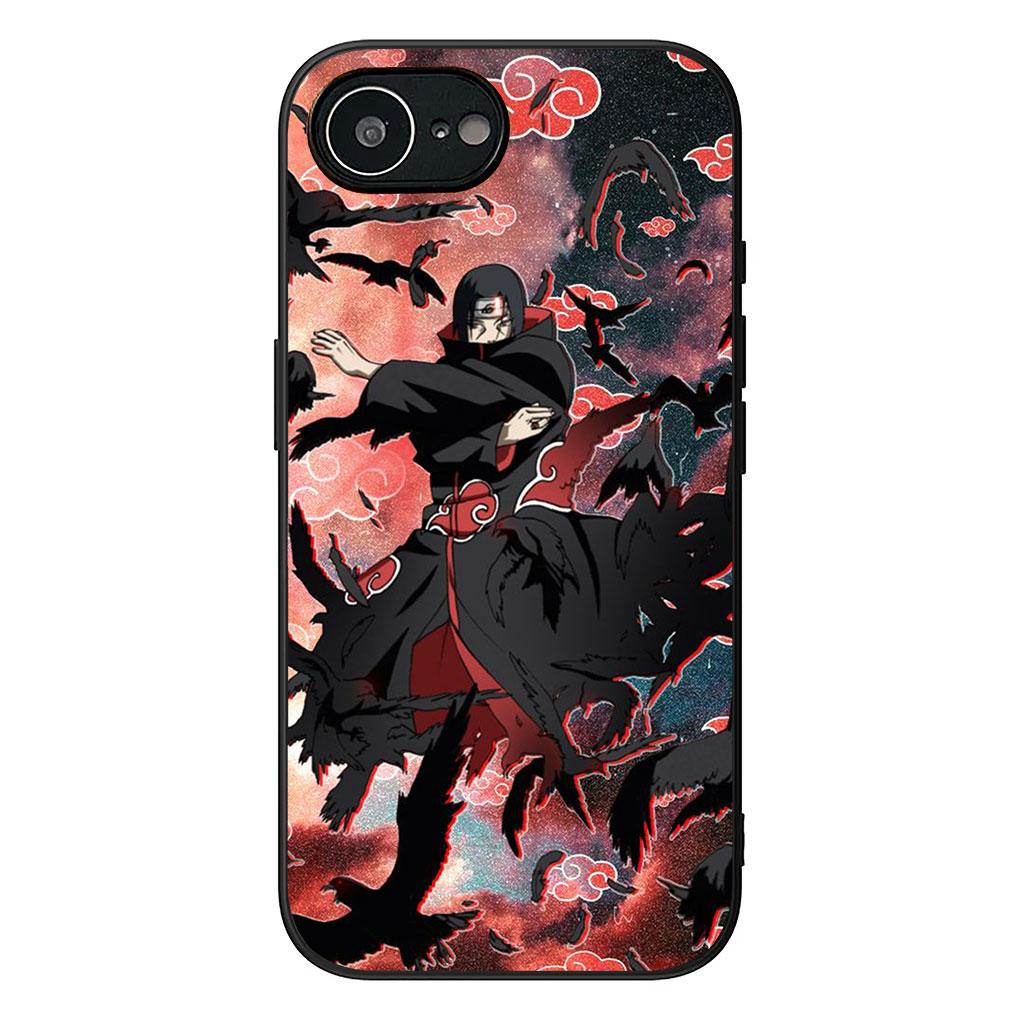 Cover for Apple iPhone 17 16 14 15 Pro Max Plus 15+ 16E XR ProMax Air + Coque Phone Case Akatsuki Narutos Sasuke Uchiha Itachi