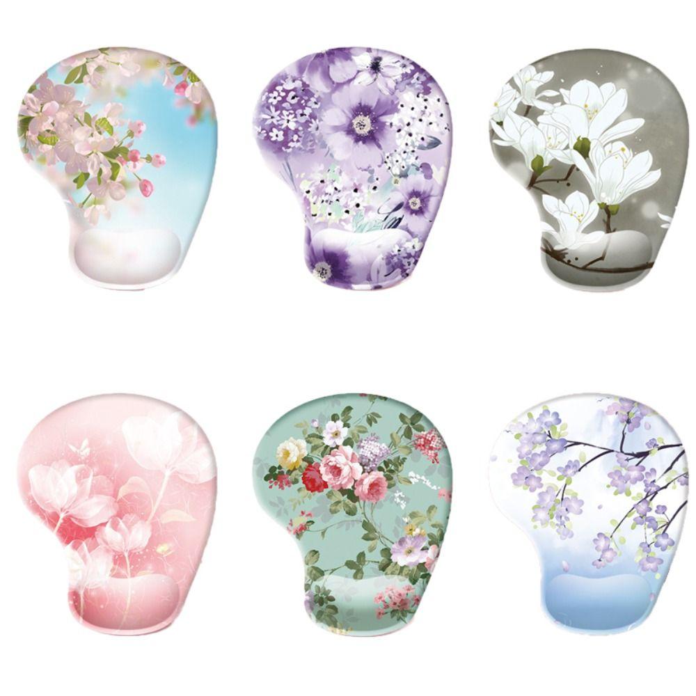 Подставка для руки с рисунком маслом Коврик для мыши Эргономичный игровой коврик для мыши Подставка для запястья Универсальный коврик для мыши