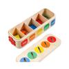 Shape Matching Wooden Color Classification Colorful Box Evil Child Toy Puzzle