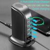 New Fashion Desktop Travel Hub Original Charger 30W Multi 6 Port USB Charger 6A Rapid Charging Station