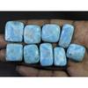 234 карата. Натуральный Ларимар Пектолит Октагон Кабошон Свободный Драгоценный Камень Лот из 09 Шт. C-841