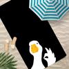 Игра Untitled Goose Game Полотенце Полиэстер Пляжное Полотенце Быстросохнущее Не Прилипающее Песком Банное Полотенце для Лета Бассейна Путешествий Отпуска