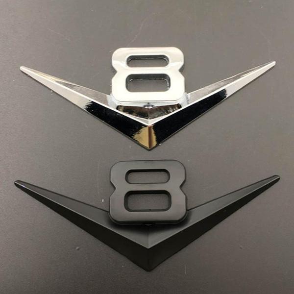 3D металлическая наклейка на крыло автомобиля, значок на задний багажник V6 V8, наклейка для Je/ep Grand Cherokee Wrangler Toy/ota Hon/da Nissan, аксессуары