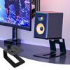 Подставка для динамиков для улучшенного прослушивания. Подставка для настольного студийного монитора с наклоном в 5 градусов. С-образная настольная аудио стойка для книжной полки.