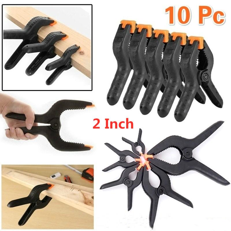 10Pcs 2 Inch Carpenter Fixed Clip Woodworking Tool Photography Background Cloth Strong Spring Clip