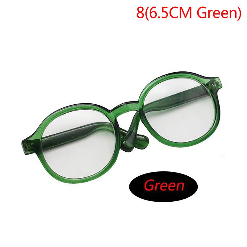 Plush Doll Glasses Accessory Round Frame 6.5/9.5Cm Eyewear Clear Lens